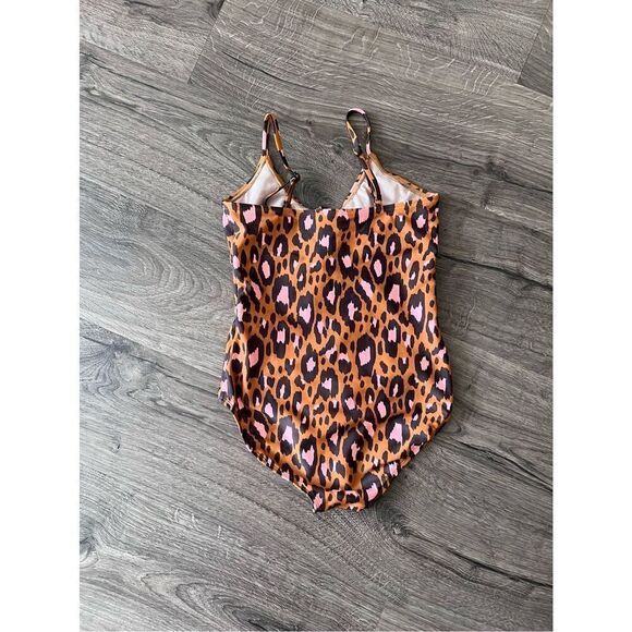 Art Class Chita print Pink Swimming bodysuit Girl’s size 14 - Picture 2 of 3